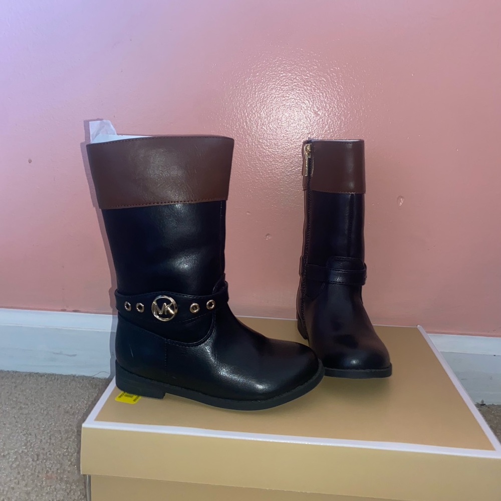 Michael Kors Emma Derby Calf high riding boots